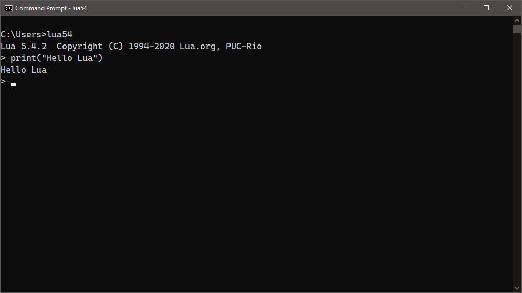 こんにちはLua