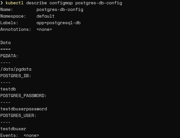 PostGreSQL DB Config