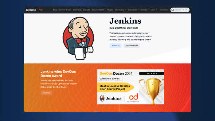 ウェブサイトからダウンロードしてJenkinsをインストールします。