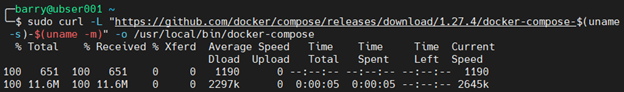 MongoDB Docker 2.1 - Docker Composeをインストール