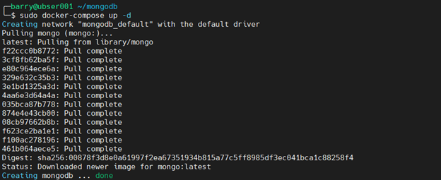 MongoDB Docker 7.3 - Mongoコンテナを再作成