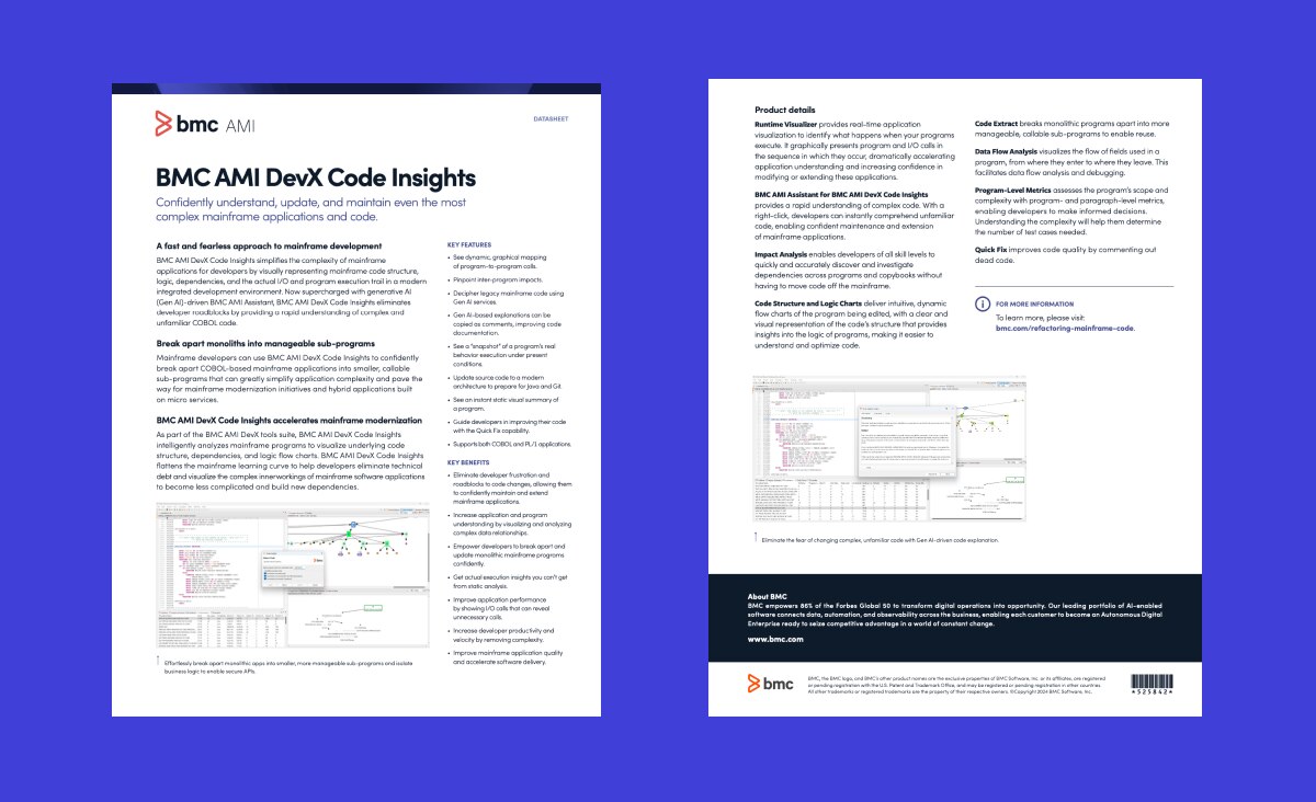 BMC AMI DevX Code Insights