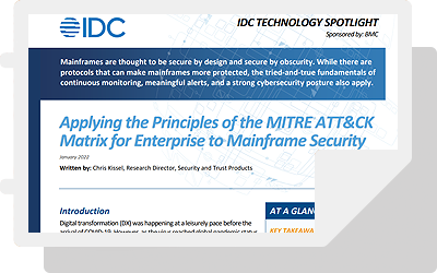 Apply best practices for mainframe detection & response