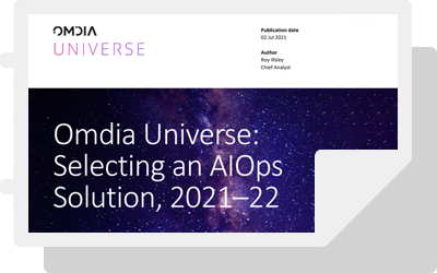 Omdia Universe: Selecting an AIOps Solution, 2021-22