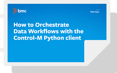 How to Orchestrate Data Workflows with the Control-M Python Client