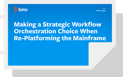 Strategic Workflow Orchestration Choice When Re-Platforming the Mainframe