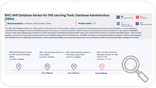 Learning Path for BMC AMI Data IMS Database Advisor