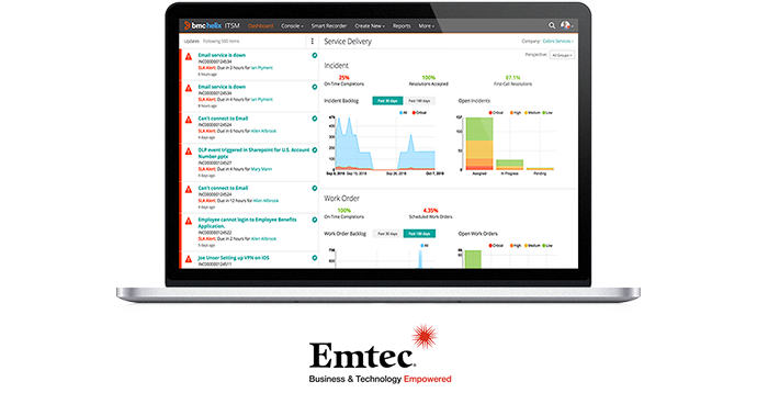 BMC Helix Tral partner Emtec