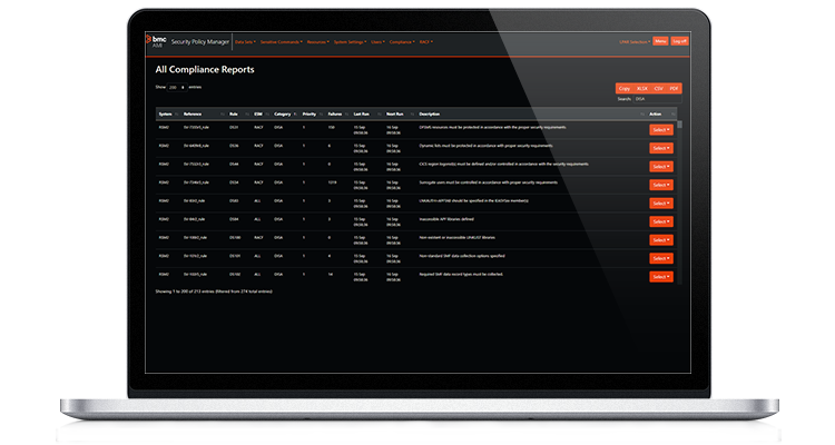 All compliance Reports