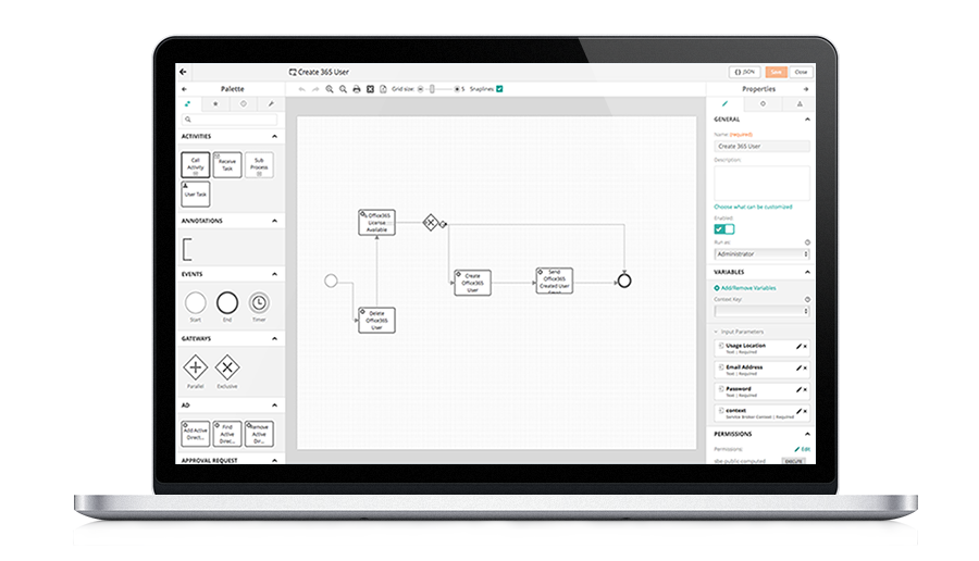 自動化ワークフロー